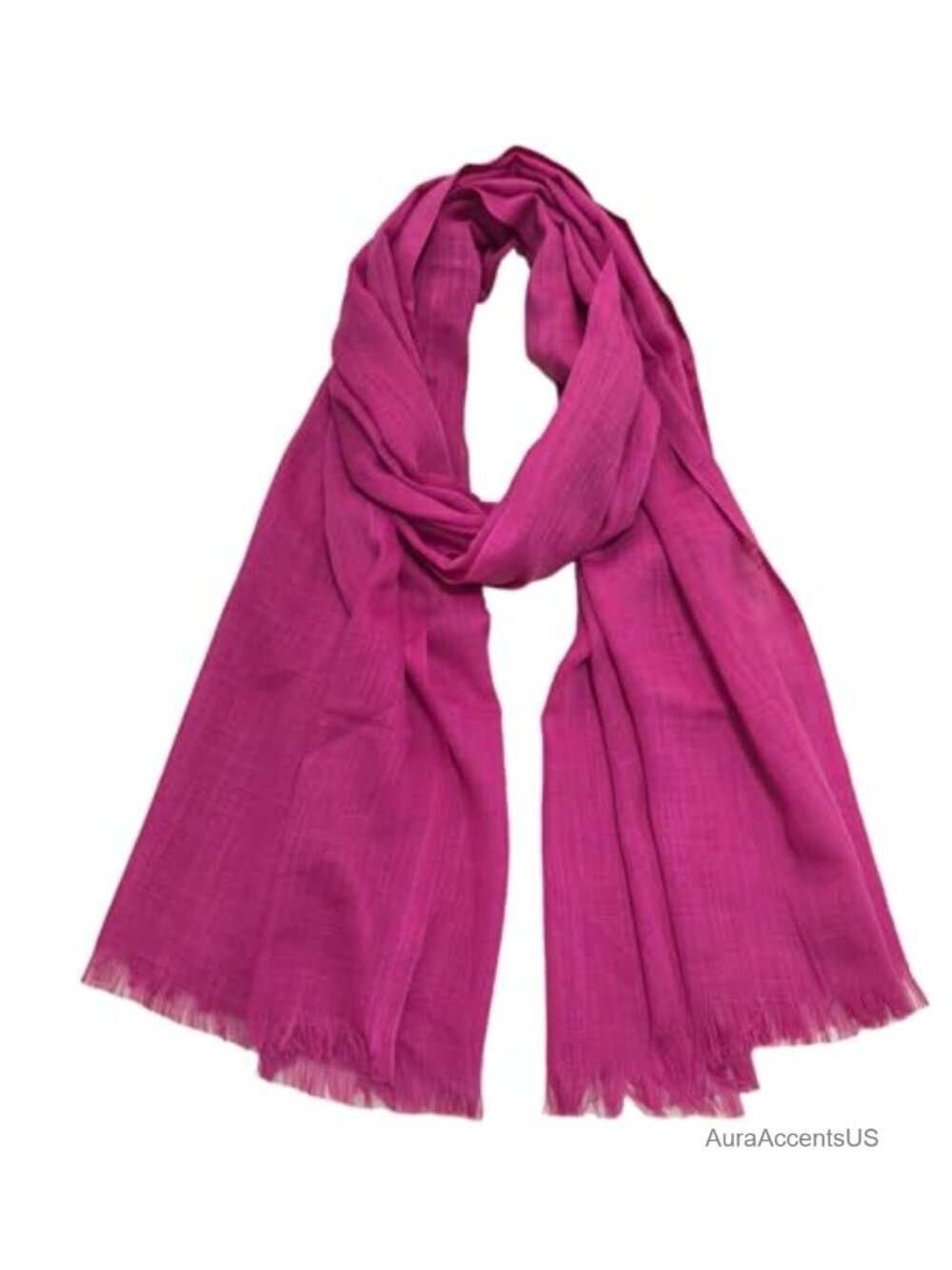 Women's Bamboo Cotton Scarf Light Soft Solid Wrap Shawl